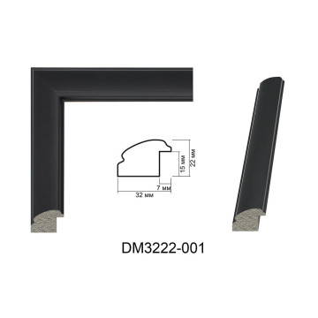 Пластиковий багет для рам DM3222-001