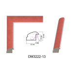 Пластиковый багет для рам DM3222-13