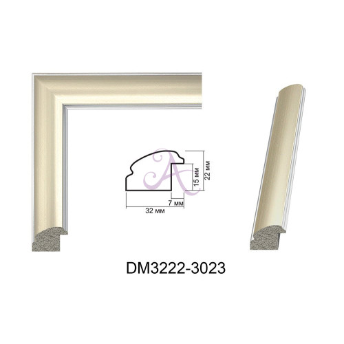 Пластиковый багет для рам DM3222-3023