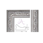 Пластиковый багет для рам DM5527-19077-1