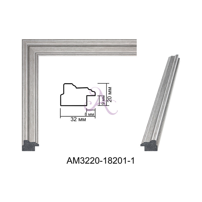 Пластиковый багет для рам AM3220-18201-1 Пластиковый багет для рам AM3220-18201-1