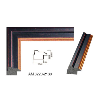 Пластиковий багет для рам AM3220-2130