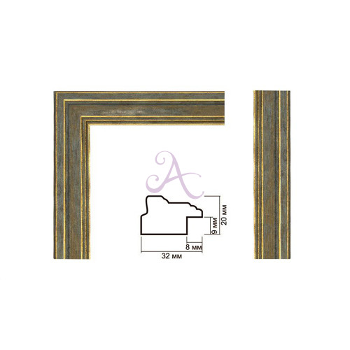 Пластиковый багет для рам AM3220-5250-1