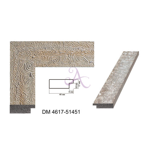 Пластиковий багет для рам DM4617-51451