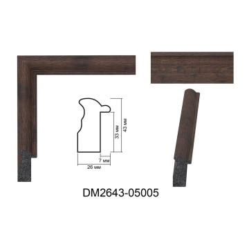 Пластиковий багет для рам DM2643-05005