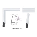 Пластиковий багет для рам DM2643-202-1