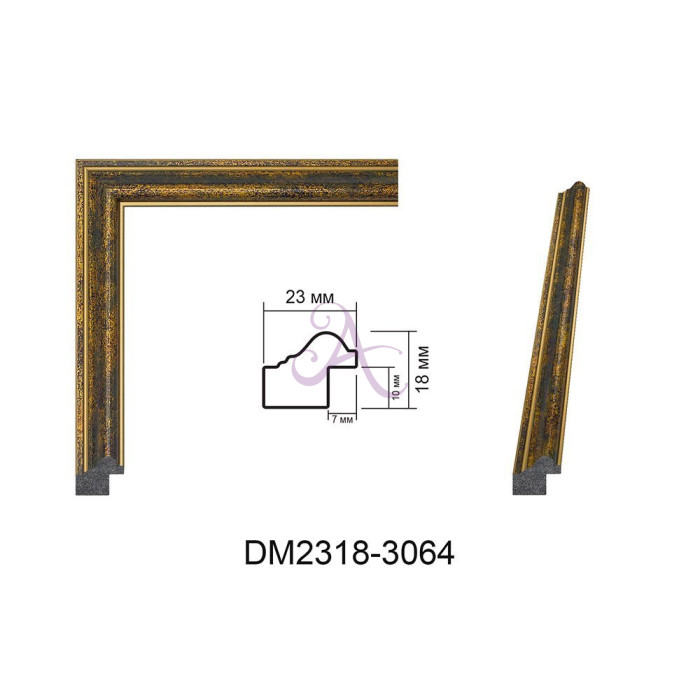 Пластиковий багет для рам DM2318-3064 Пластиковий багет для рам DM2318-3064