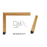 Пластиковий багет для рам AM2220B-2171