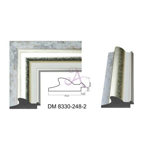 Пластиковый багет для рам DM8330-248-2