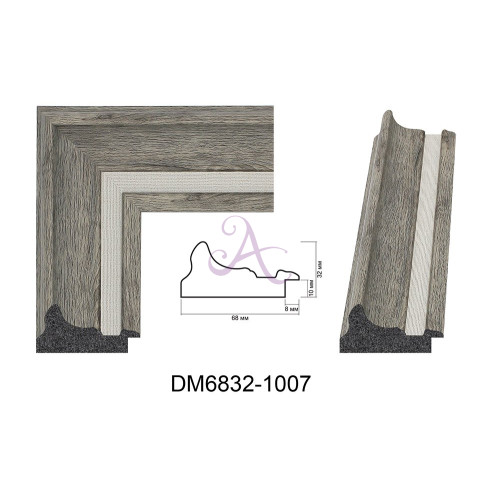 Пластиковый багет для рам DM6832-1007