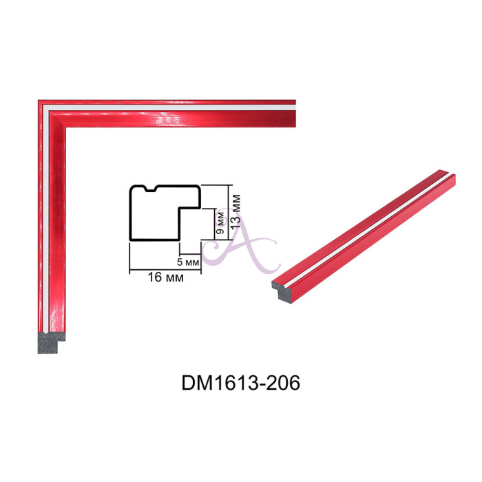 Пластиковий багет для рам DM1613-206 Пластиковий багет для рам DM1613-206