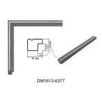 Пластиковий багет для рам DM1613-6377