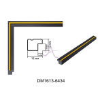 Пластиковий багет для рам DM1613-6434