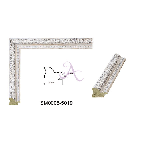 Пластиковый багет для рам SM0006-5019