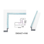 Пластиковый багет для рам DM3427-4166