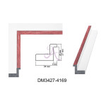 Пластиковый багет для рам DM3427-4169