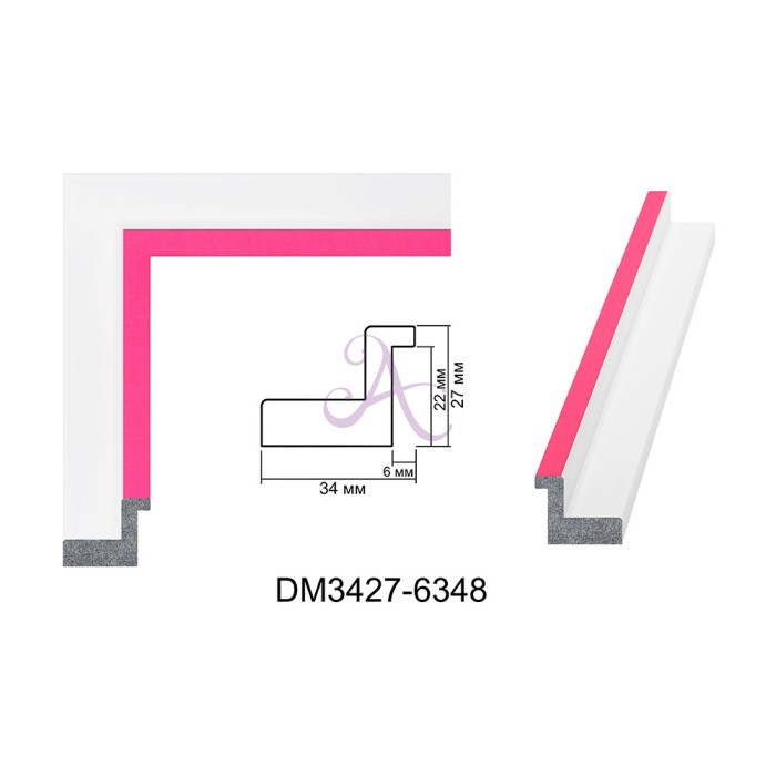 Пластиковый багет для рам DM3427-6348 Пластиковый багет для рам DM3427-6348