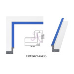 Пластиковый багет для рам DM3427-6435
