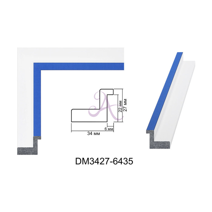 Пластиковый багет для рам DM3427-6435 Пластиковый багет для рам DM3427-6435