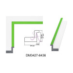 Пластиковый багет для рам DM3427-6436
