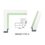 Пластиковый багет для рам DM3427-7191-3