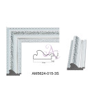 Пластиковый багет для рам AM5624-015-3S