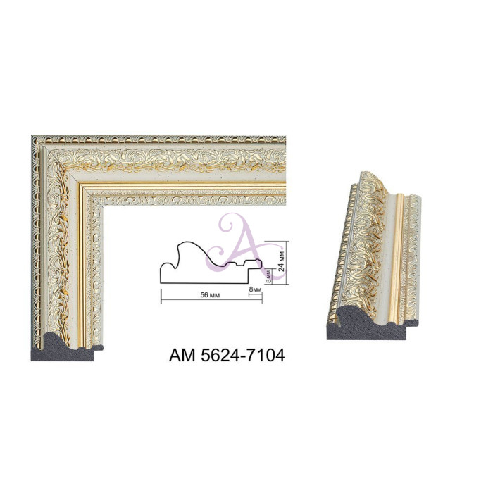 Пластиковый багет для рам AM5624-7104 Пластиковый багет для рам AM5624-7104