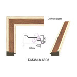 Пластиковый багет для рам DM3818-6305
