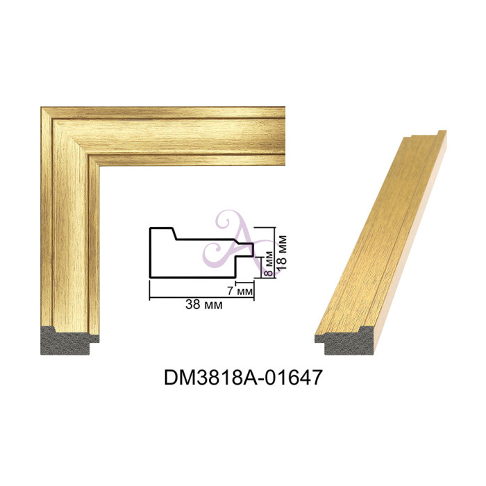 Пластиковый багет для рам DM3818A-01647 Пластиковый багет для рам DM3818A-01647