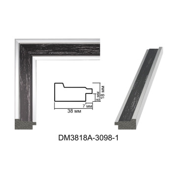 Пластиковий багет для рам DM3818A-3098-1