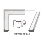 Пластиковый багет для рам DM3818B-18155-6