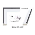Пластиковый багет для рам DM3818B-6002
