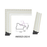 Пластиковый багет для рам AM3523-202-8