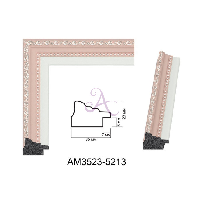 Пластиковый багет для рам AM3523-5213 Пластиковый багет для рам AM3523-5213