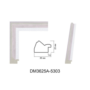 Пластиковий багет для рам DM3625A-5303