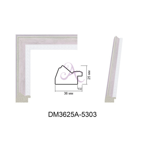 Пластиковый багет для рам DM3625A-5303