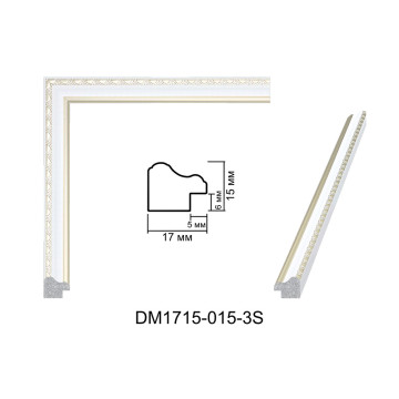 Пластиковий багет для рам DM1715-015-3S
