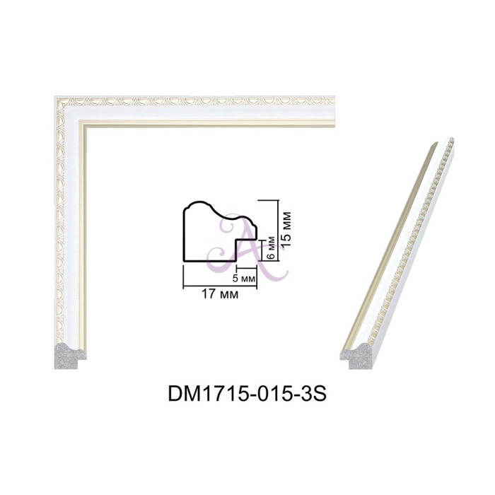 Пластиковий багет для рам DM1715-015-3S Пластиковий багет для рам DM1715-015-3S