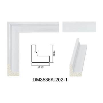 Пластиковий багет для рам DM3535K-202-1