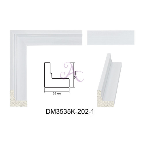 Пластиковый багет для рам DM3535K-202-1