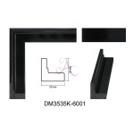 Пластиковый багет для рам DM3535K-6001