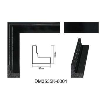 Пластиковий багет для рам DM3535K-6001