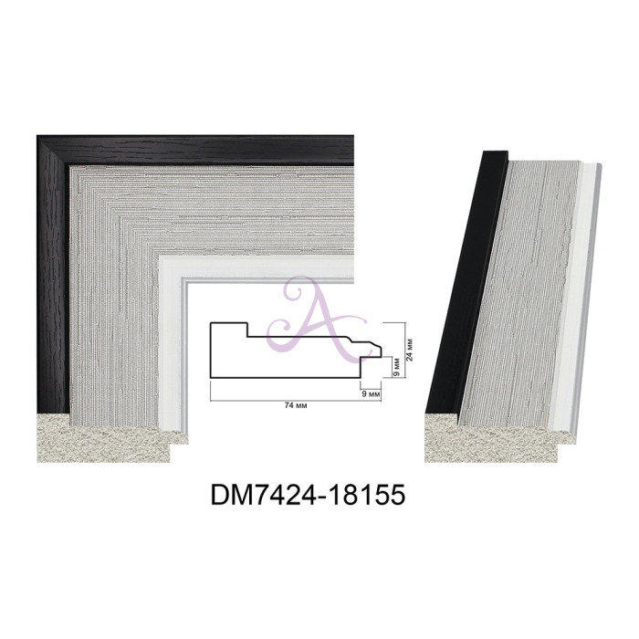 Пластиковый багет для рам DM7424-18155 Пластиковый багет для рам DM7424-18155