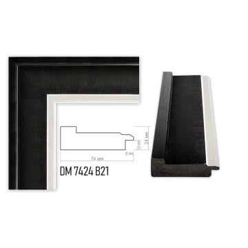 Пластиковий багет для рам DM7424-B21