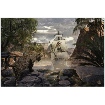 Картина на холсте "Корабель" (N149)