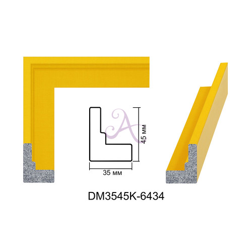 Пластиковый багет для рам DM3545K-6434
