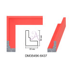 Пластиковый багет для рам DM3545K-6437