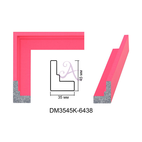 Пластиковый багет для рам DM3545K-6438