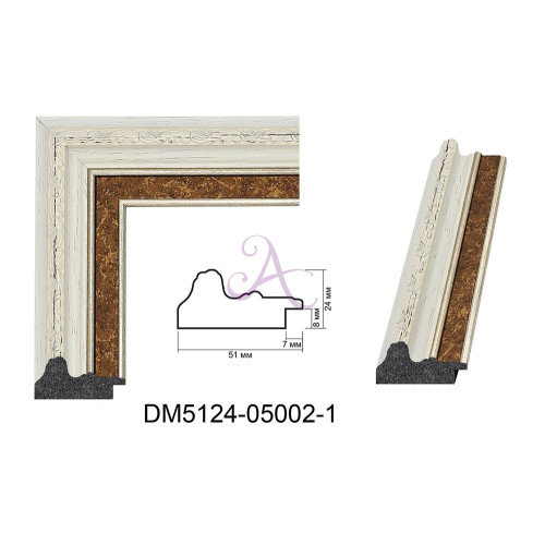 Пластиковый багет для рам DM5124-05002-1