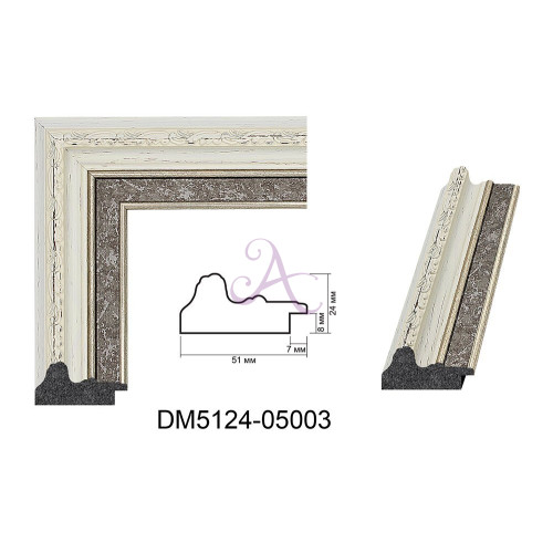 Пластиковый багет для рам DM5124-05003